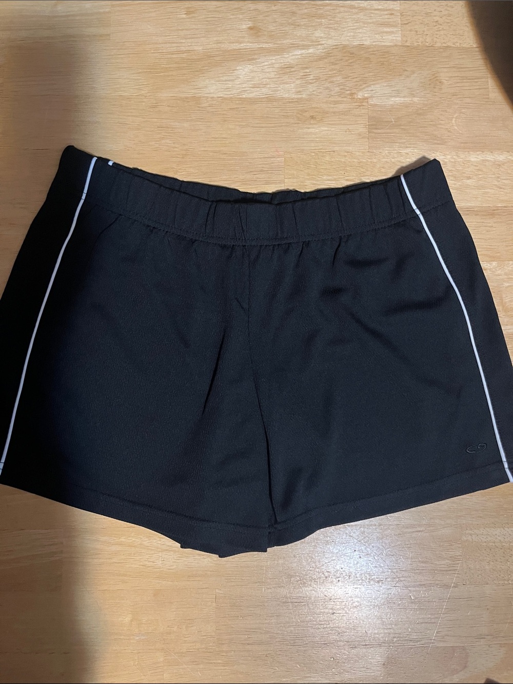 C9 by Champion Black Athletic Shorts with White Side Piping Small Women’s